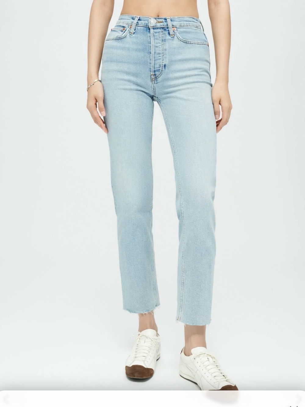 Re/Done Comfort Stretch Stove Pipe High-Rise Jeans - Women